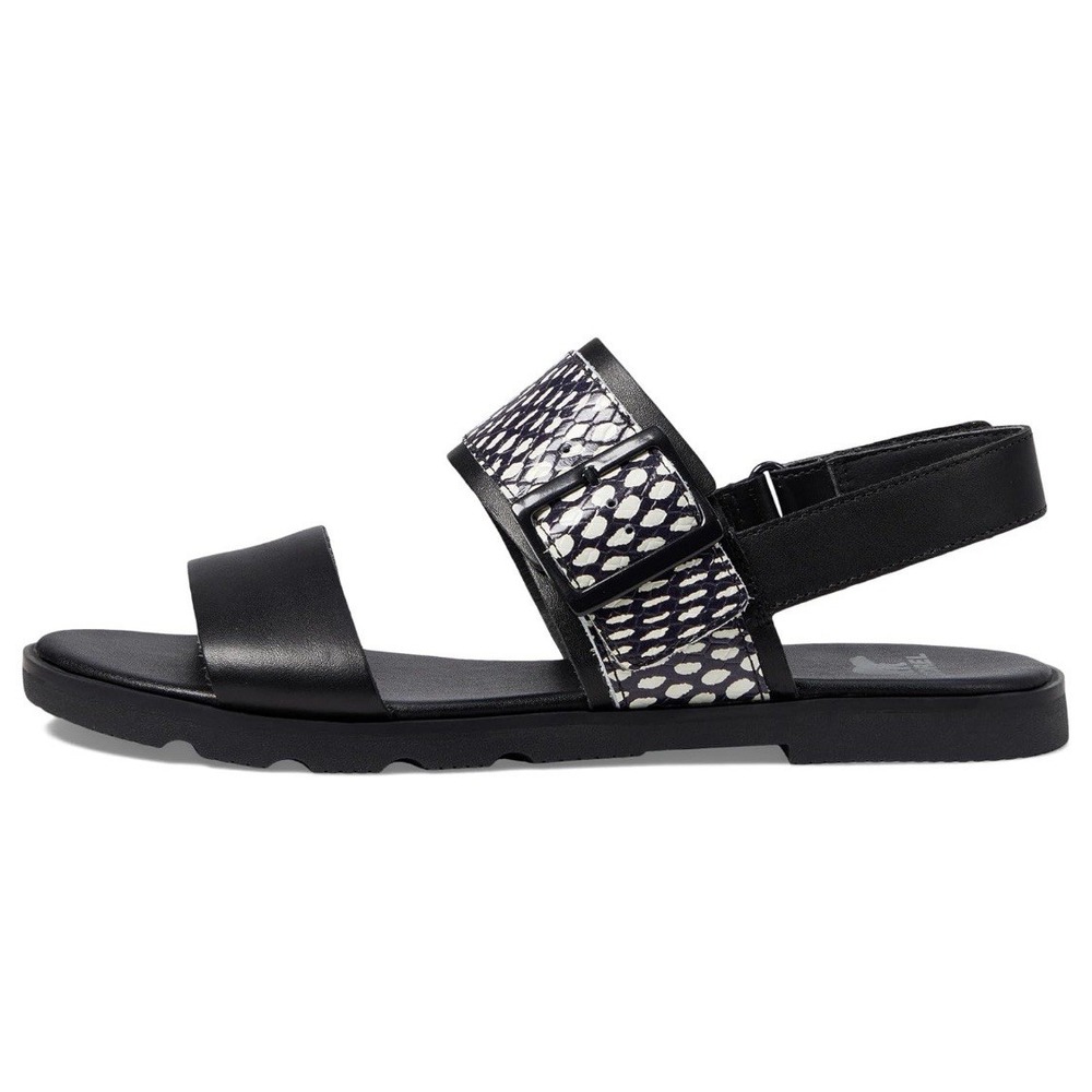 Woman's Sandals‎ SOREL Ella™ III Slingback Black White Size 9.5 - Picture 9 of 9
